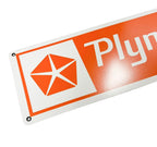 Vintage Style Metal Sign for Plymouth Automobiles Orange (1949–1970)