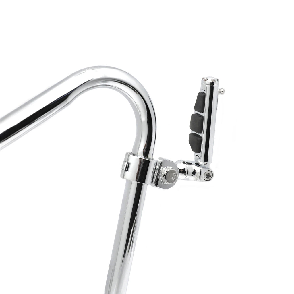 Chrome Highway Stiletto 3" FootPeg Clamp Kit 1.25" for Honda GoldWing GL1800 (2001–2023)