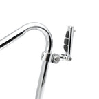 Chrome Highway Stiletto 3" FootPeg Clamp Kit 1.25" for Honda GoldWing GL1800 (2001–2023)