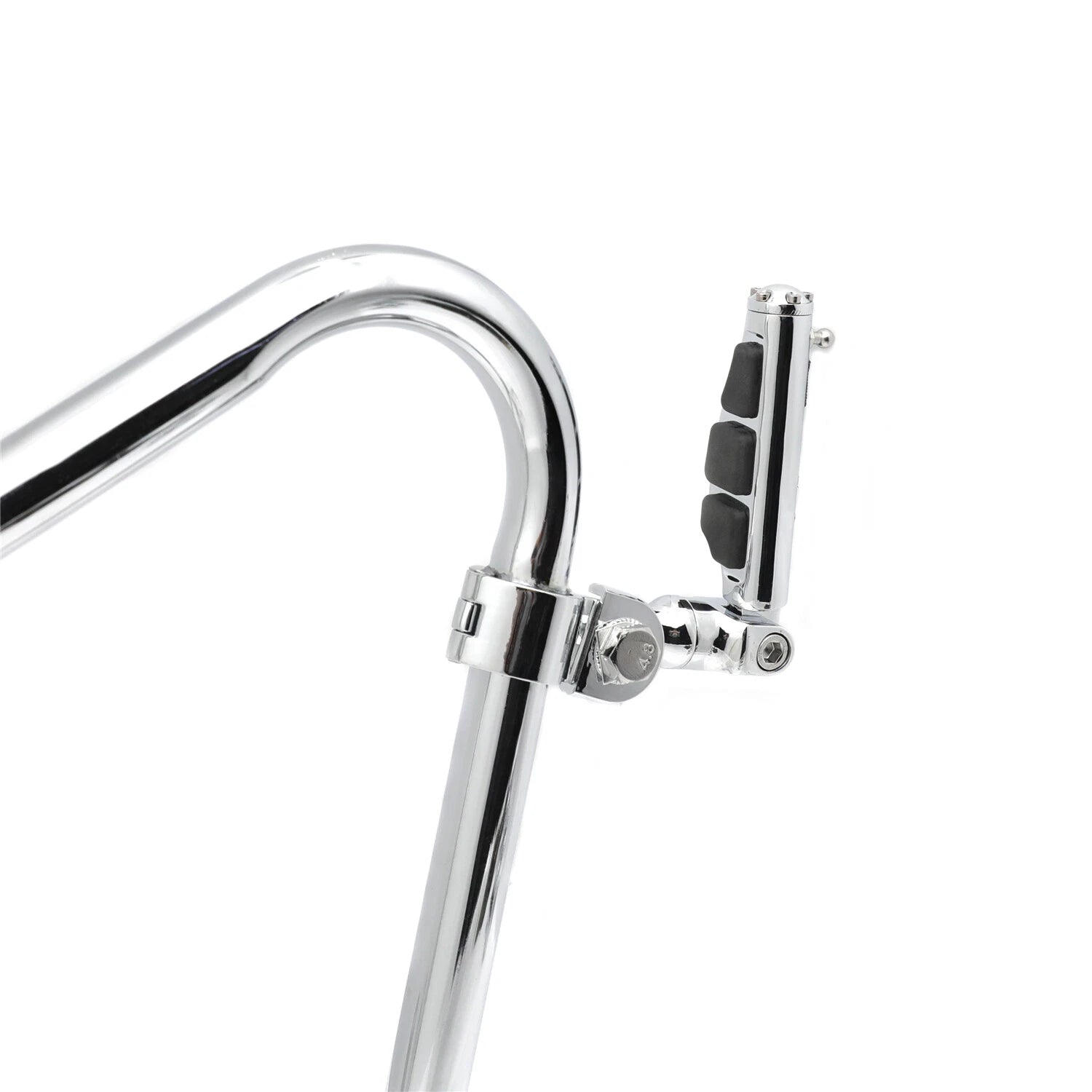 Chrome Highway Stiletto 3" FootPeg Clamp Kit 1.25" for Honda GoldWing GL1800 (2001–2023)