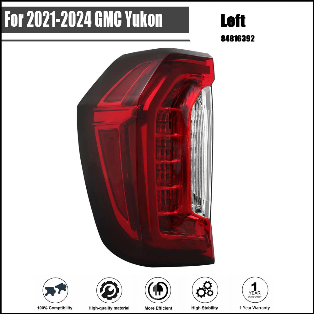 LED Tail Light Assembly for GMC Yukon (2021–2024) Outer Left Driver Side