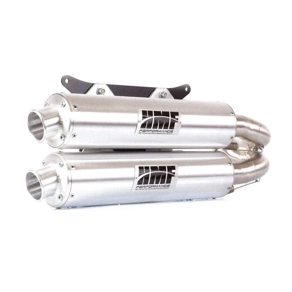 HMF Performance Series Dual Slip On Exhaust for Polaris RZR XP Turbo (2016–2023)