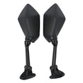 Set of 2 Black Rear View Mirrors for Kawasaki Ninja ZX6R (2009–2012)