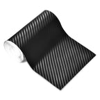 Carbon Vinyl Door Sill Scuff Protector for Car (Universal Fit)