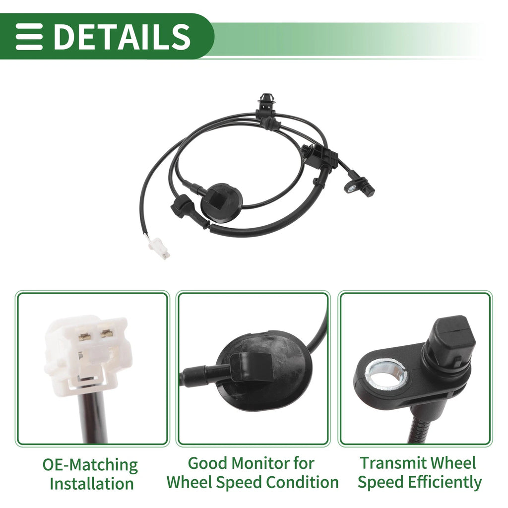 ABS Wheel Speed Sensor No.DA7R4371Y for Mazda 2 (2019) 1 Pc Rear Right
