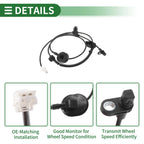 ABS Wheel Speed Sensor No.DA7R4371Y for Mazda 2 (2019) 1 Pc Rear Right