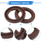 2X Oil Seal Rotary Shaft Seal   35x52x7mm FKM Rubber