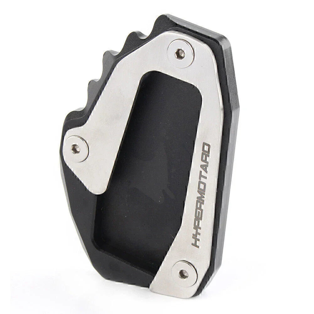 Black Side Kickstand Extension Pad for Ducati Hypermotard 821 (2013-2017)