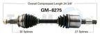 Front Right CV Axle Shaft for Chevrolet Malibu (2013–2015)