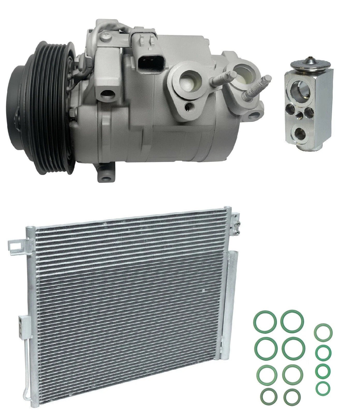 A C Compressor Kit With Condenser for Jeep Grand Cherokee 5.7L (2018–2018)