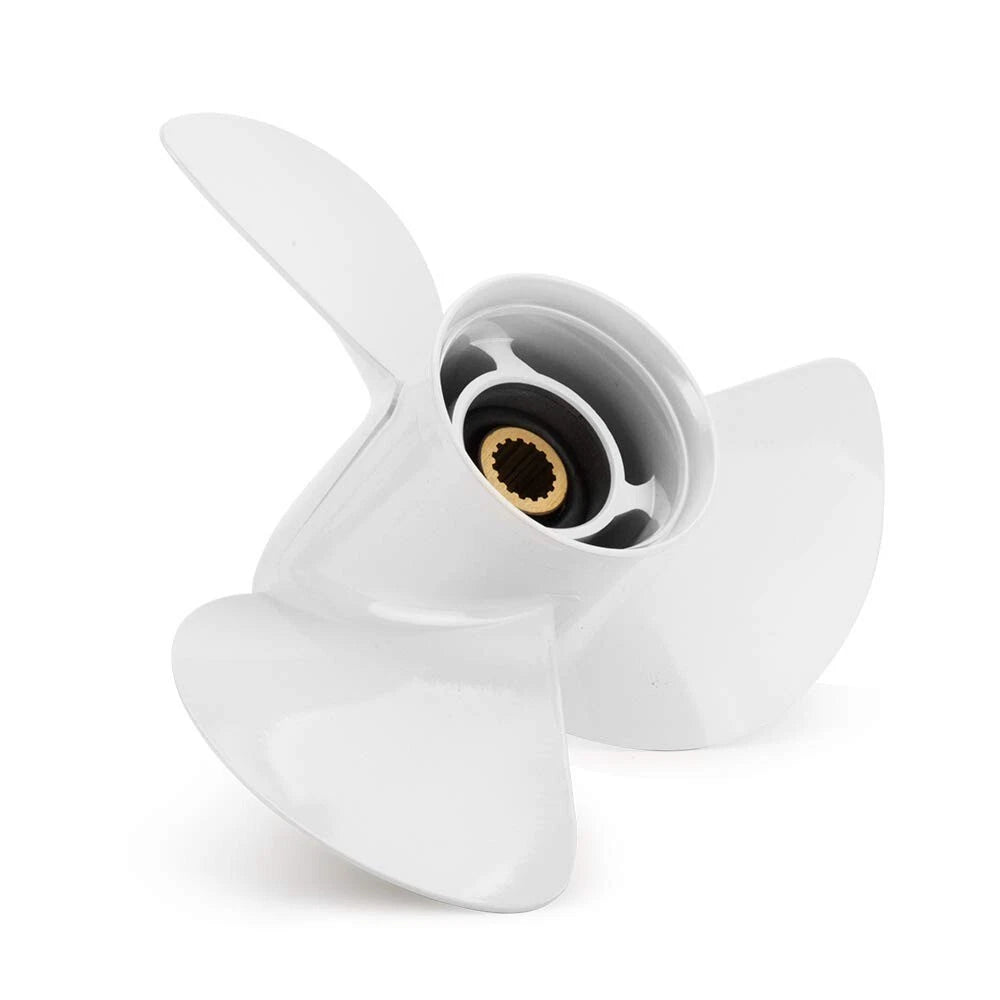 14 x 11-K Outboard Boat Propeller for Yamaha 60-125HP (15 Tooth, 6E5-45954-00-EL)