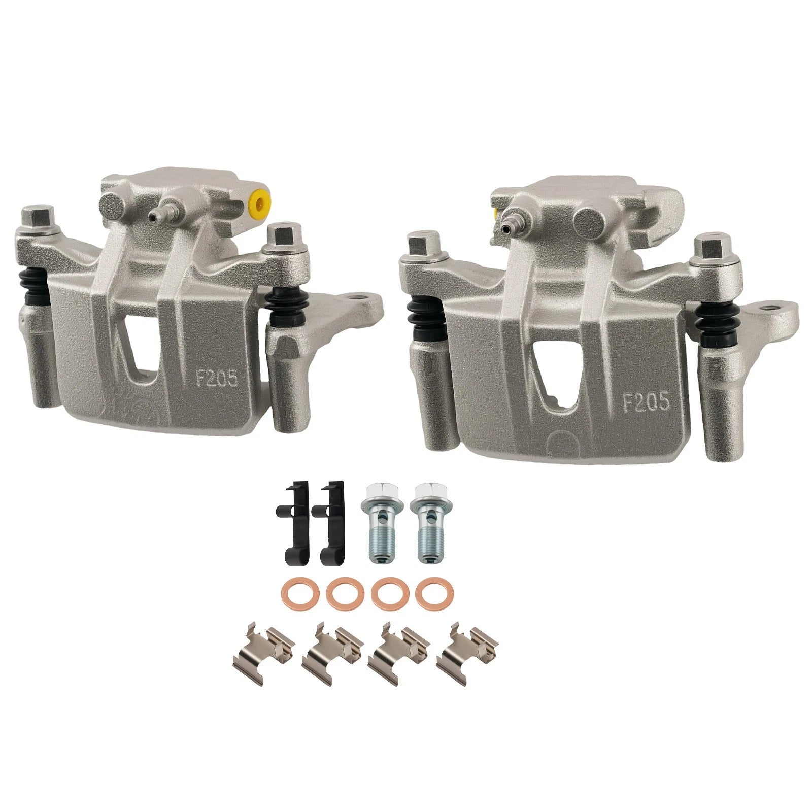 Rear Brake Calipers Pair for Mitsubishi Endeavor (2004–2008, 2010–2011)