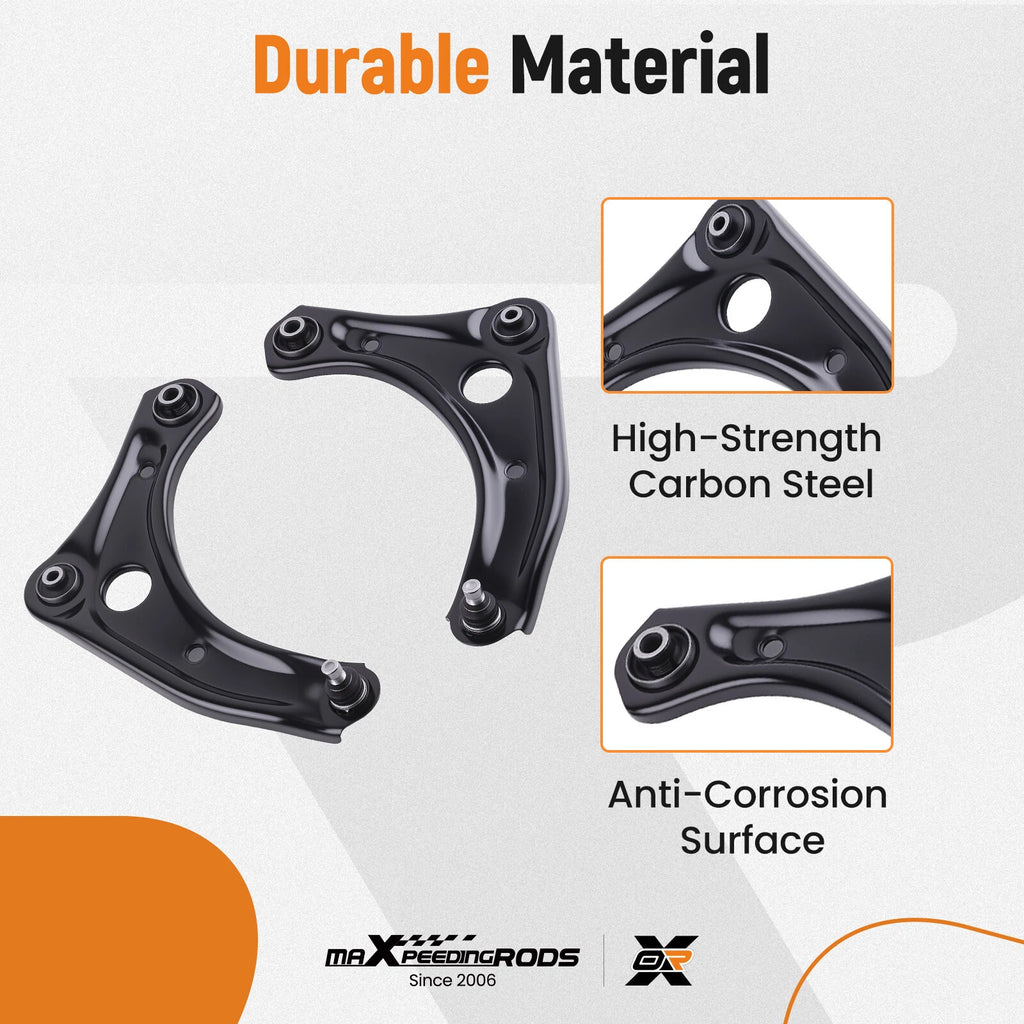 Front Lower Control Arms with Ball Joints for Nissan Micra Versa (2003–2019)