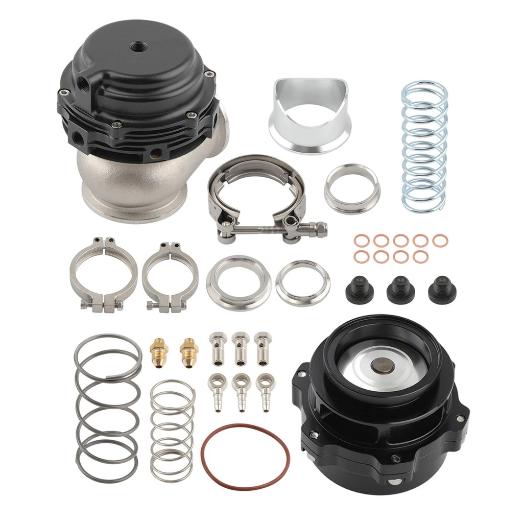50mm BOV Blow Off Valve & 44mm V-Band Turbo Wastegate for