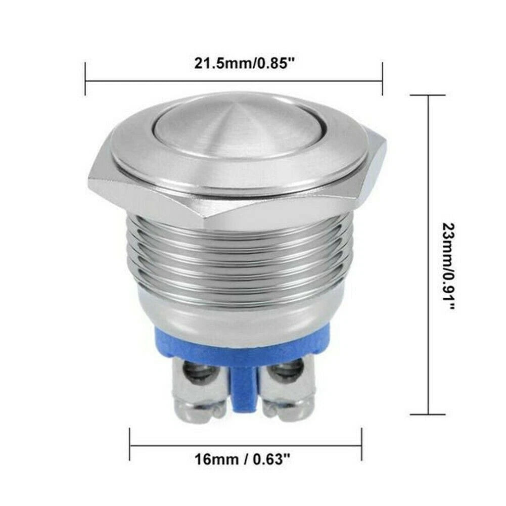 Push Button Switch 12V 16mm for Car/Boat (Factory)