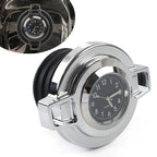 Chrome Fuel Gas Tank Oil Cover with Clock for Harley Sportster 883 (2004–2023)