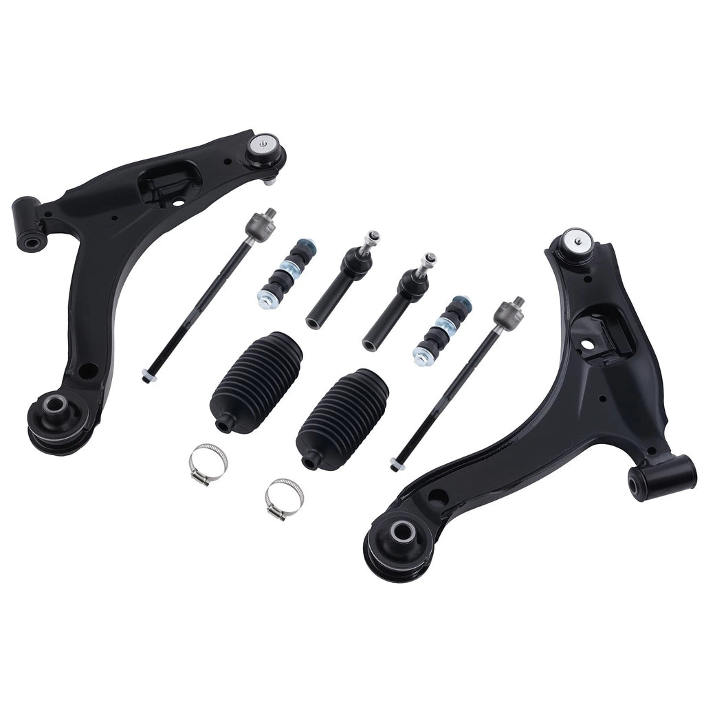 10pc Front Lower Control Arm Tie Rod Sway Bar for Plymouth Neon (2000–2001)