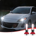 6000K White COB H1 LED High Beam Bulbs Conversion Kit for Mazda (2010–2014)