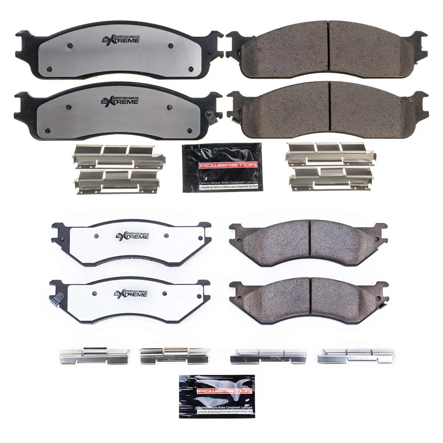 PowerStop Z36 Carbon-Fiber Ceramic Brake Pads Kit for Ram 3500 (2010–2023)