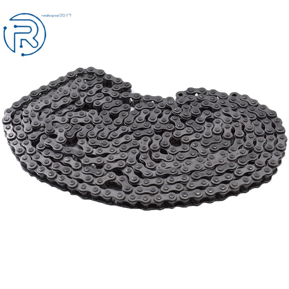 10 Feet Roller Chain with 2 Connecting Links 0.375 Inch