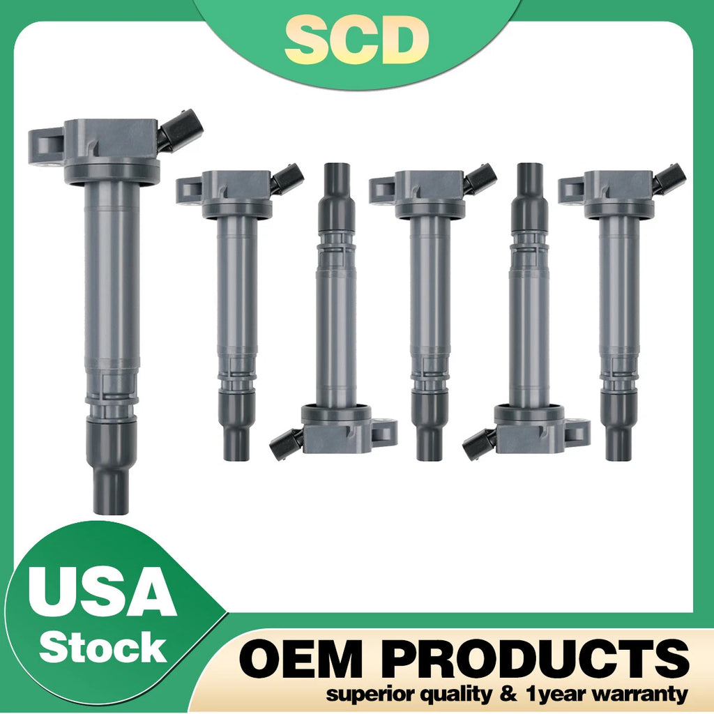 6X Ignition Coils for Toyota RAV4 4Runner Camry Corolla Lexus GS350 IS350 (2001–2021) UF507