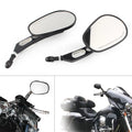2pcs Rearview Side Mirror Gloss Black for Harley Davidson Sportster 883
