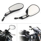 2pcs Rearview Side Mirror Gloss Black for Harley Davidson Sportster 883