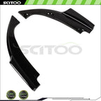 Rear Valance Body Kit for Honda Civic Sedan (2018–2019) - Glossy Black