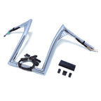 Chrome 16" Prewired Handlebar for Harley FLHRC Classic (2008–2013)
