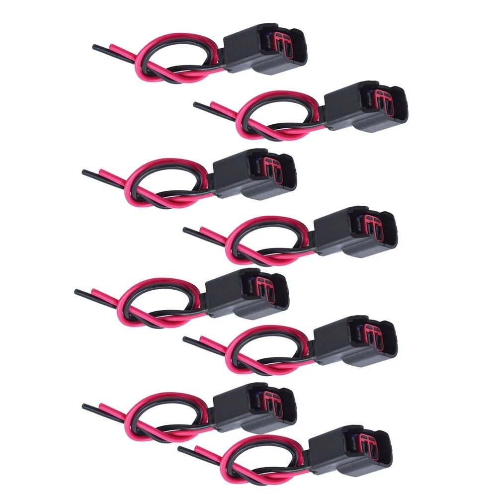 Set of 8 Wire Plug Clips for EV6 EV14 USCAR Fuel Injectors