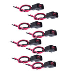 Set of 8 Wire Plug Clips for EV6 EV14 USCAR Fuel Injectors