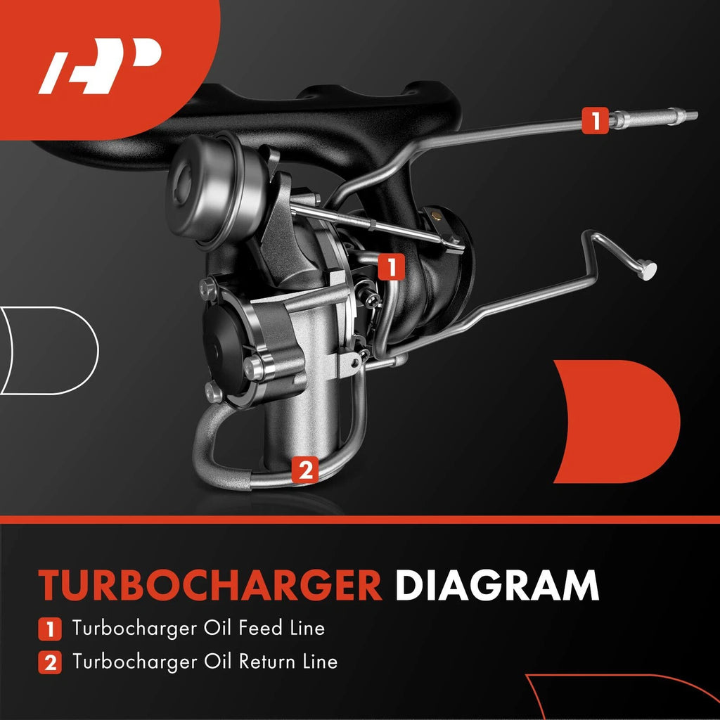 Turbocharger Coolant Line for Ford Explorer (2013–2019) Taurus (2010–2019)