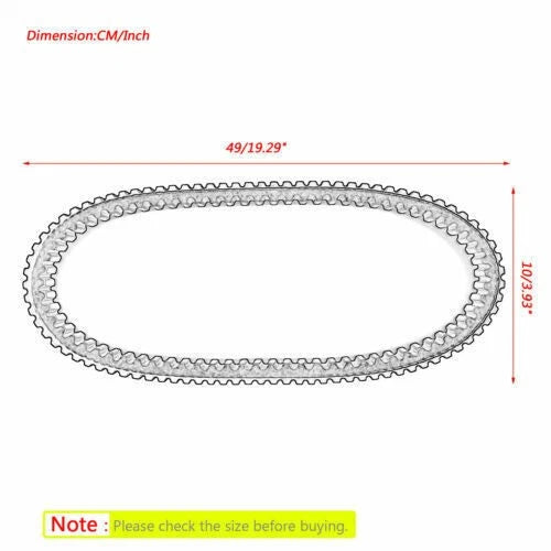 Drive Belt for Polaris Indy 550 LXT Adventure Voyageur (2000–2009) 3211154