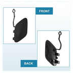Front Right Bumper Tow Hook Cover for Mercedes-Benz E200 (2014-2016) Black
