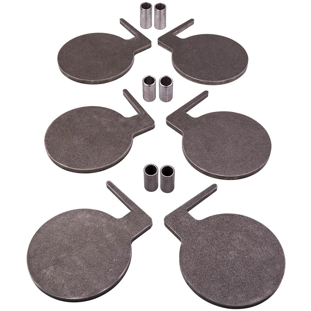 AR500 Steel Shooting Range Targets Set of 6 with Tubes