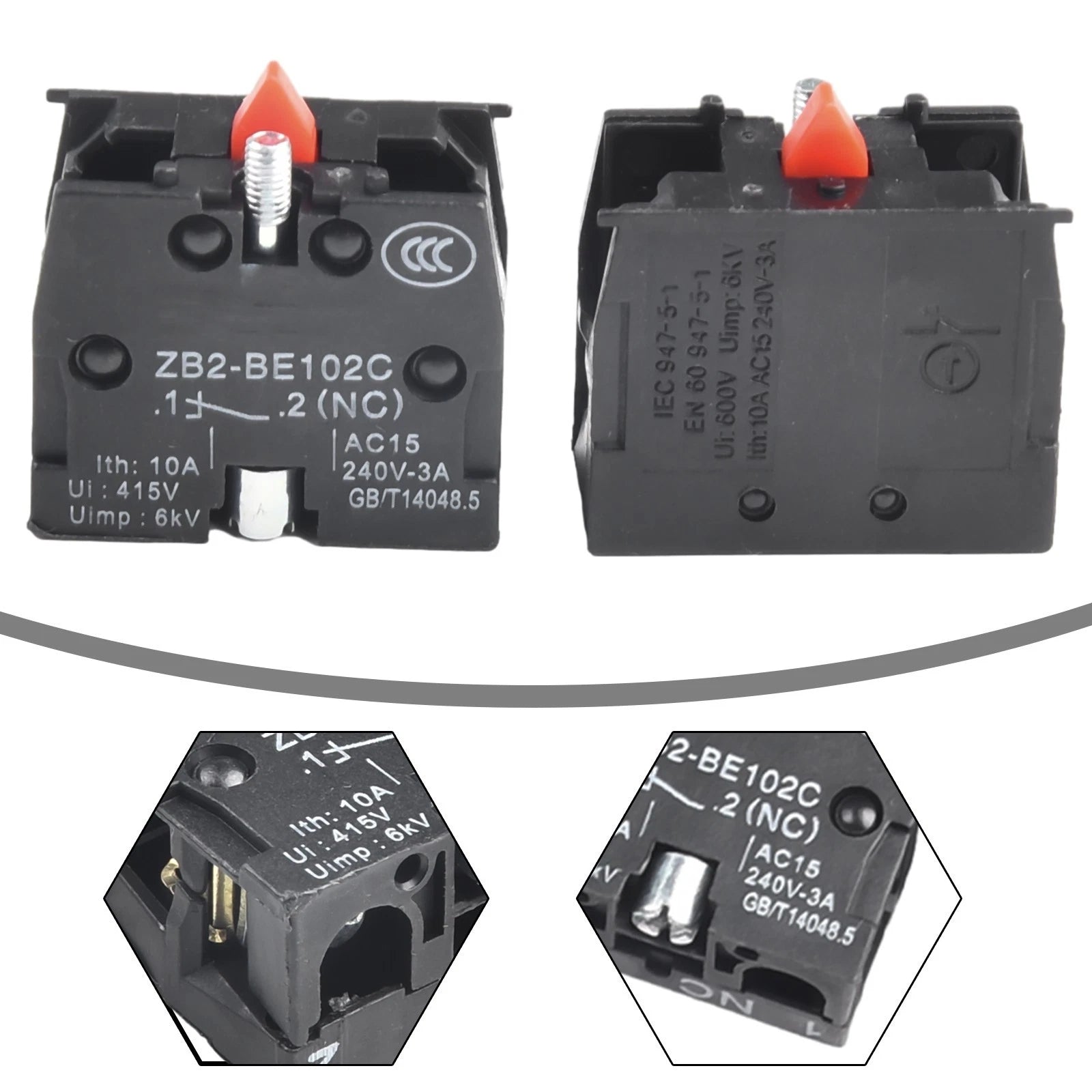 Push Button Joystick 10A 600V for ZB2BE102C