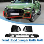 Set of 1 Front Lower Bumper Grille for Audi Q5L (2021–2024) Black Facelift