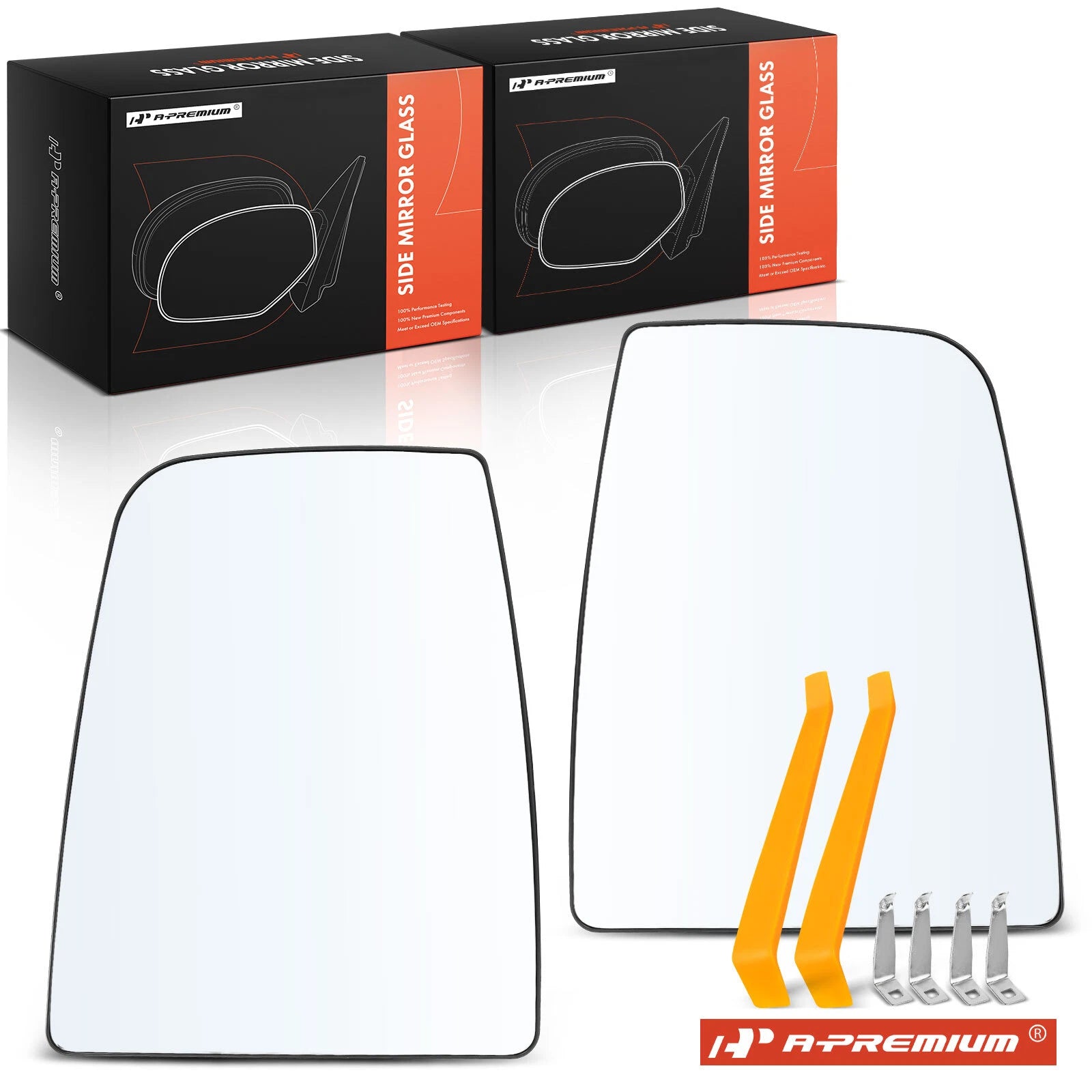 Heated Power Mirror Glass Pair for Ford Transit-150 250 350 (2015–2019)