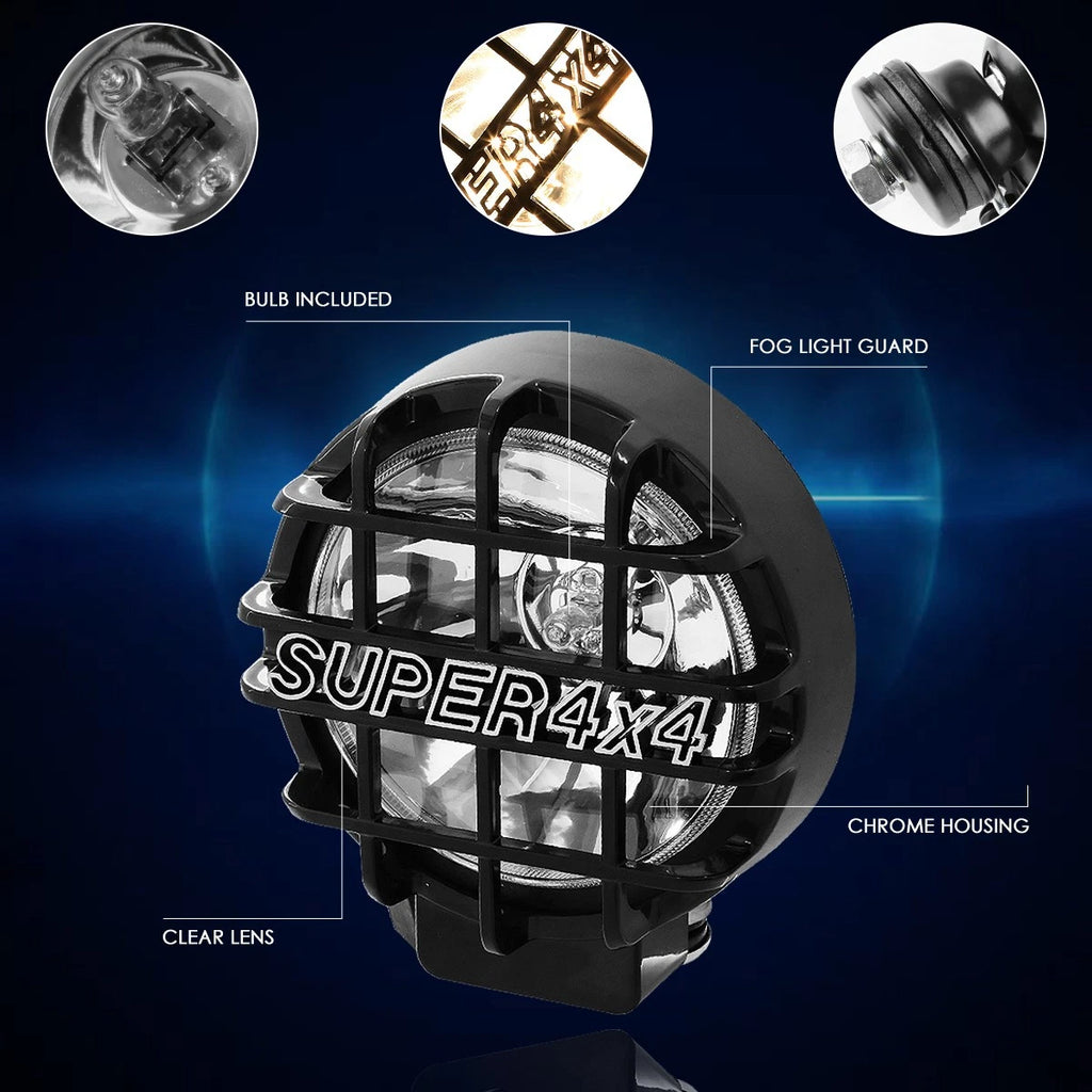 Set of 2 Black Housing Headlights for Ford Focus (2012–2014)