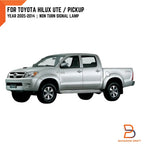 Chrome Side Mirror Cover Trim for Toyota Hilux Ute Vigo SR5 (2005-2014)