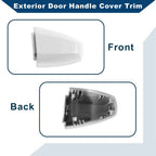 Exterior Door Handle Cover Trim for BMW X1 X5 X6 (2014-2019) White ABS