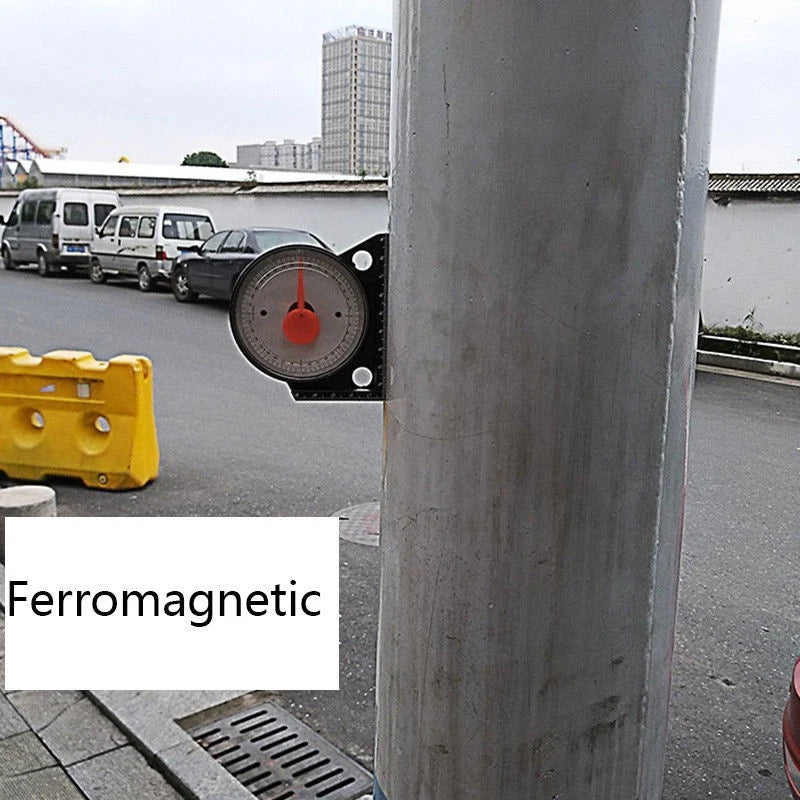 Magnetic Inclinometer Protractor Tilt Level Meter Angle Measure