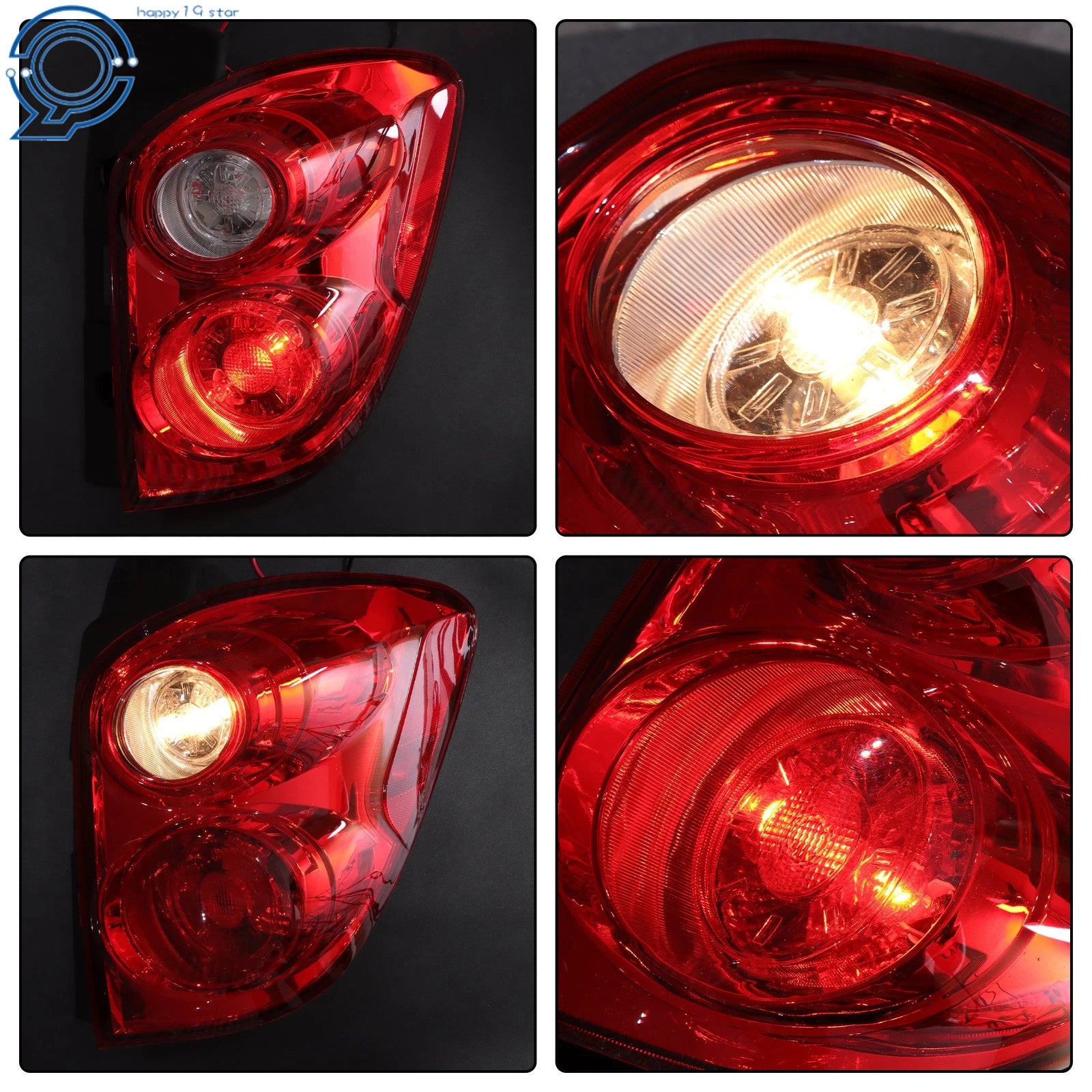 Tail Lights for Chevy Equinox (2010–2015) Passenger Right Side