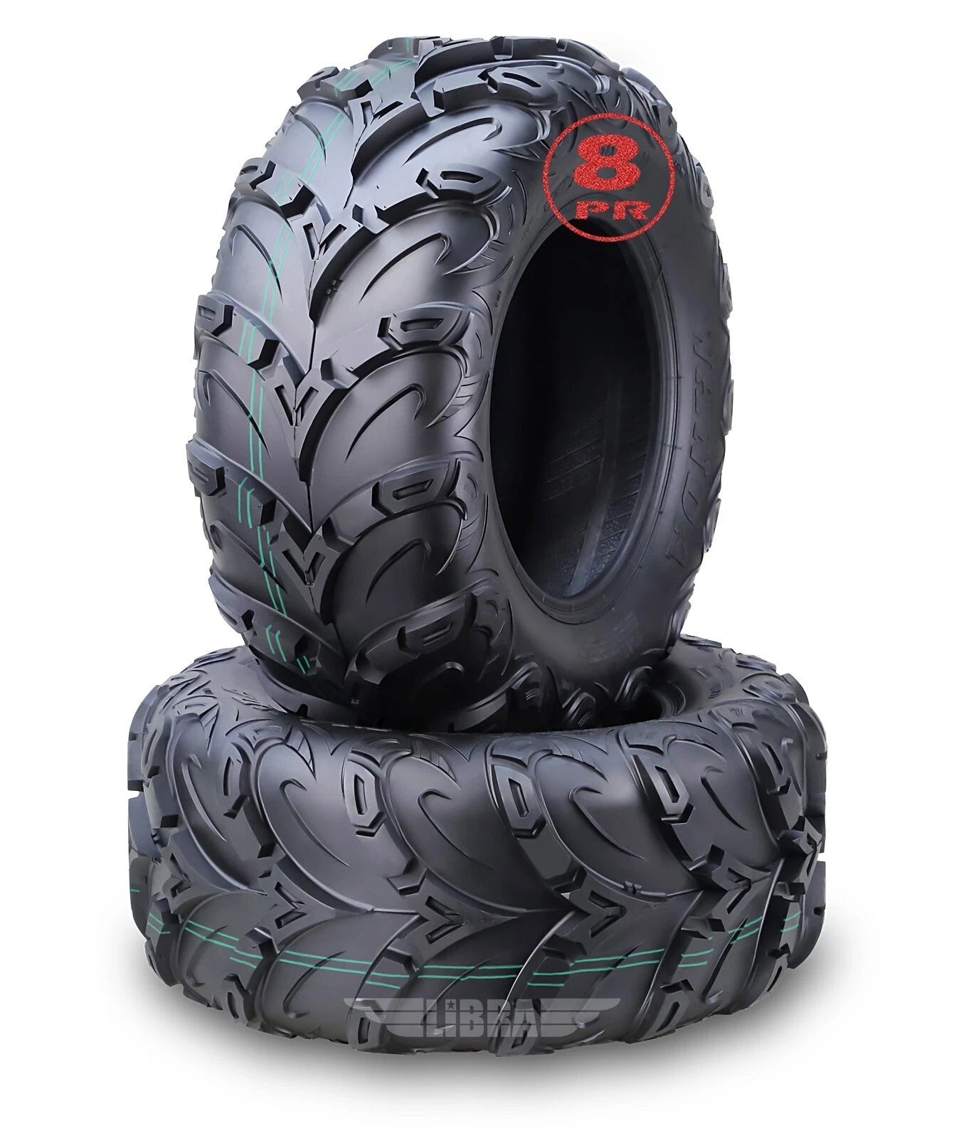 2 WANDA 8PR ATV Tires 24x8-12 for Honda Fourtrax Rancher (2000–2017)