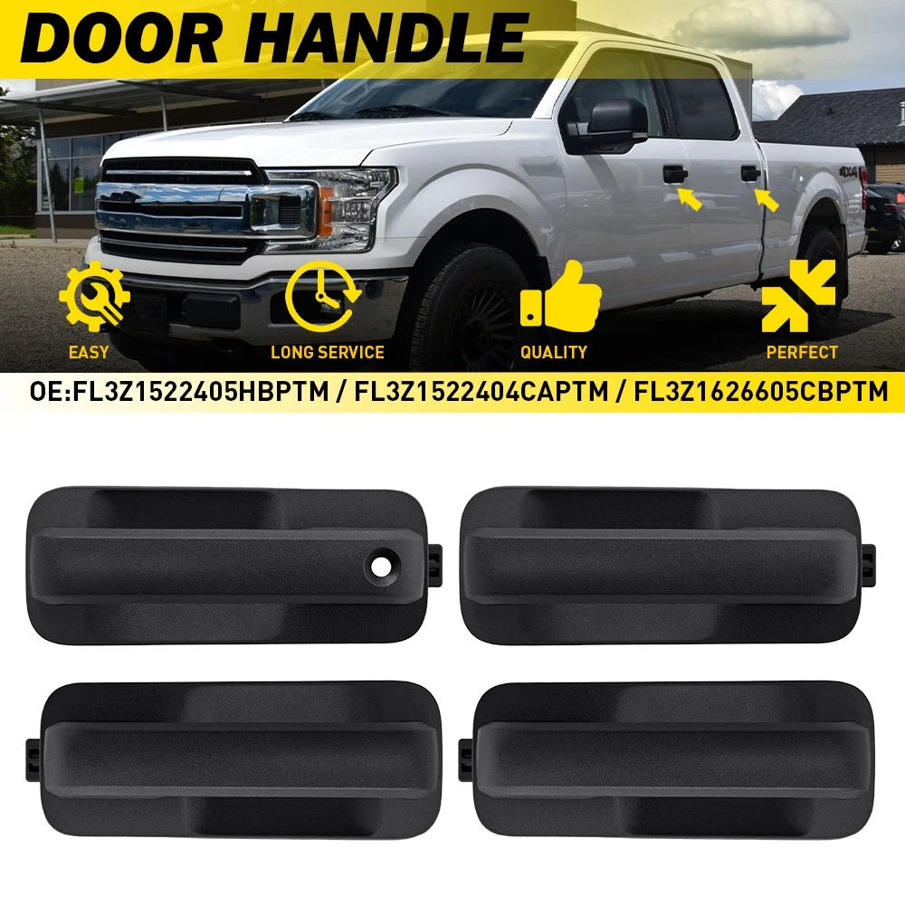 Set of 2 Exterior Door Handles for Ford F-150 XLT (2015–2020)
