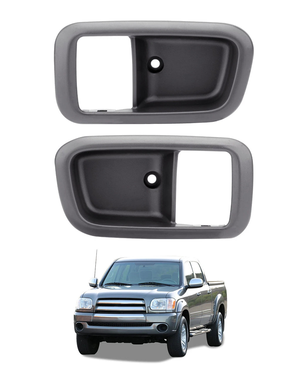 2Pcs Interior Door Handle Bezel Left & Right for Toyota Tundra (2000–2006)
