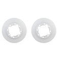 Set of 2 Bosch QuietCast Front Disc Brake Rotors for Ram 2500 K3500 3500