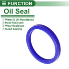 Set of 5 Oil Seal Rotary Shaft Seal 80x95x10mm High Pressure for Various Models