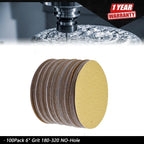 Set of 100 Hook and Loop Sanding Discs for Automotive Use (Grit 80-320)