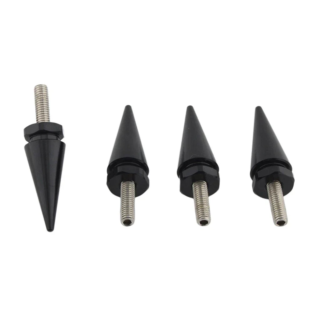 4 x 5mm Black Spike Windscreen Screw Bolts for Harley Touring Road Glide (98-25)